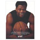 PATRICK EWING got milk? Milk Mustache Magazine Ad © 1999