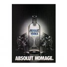 ABSOLUT HOMAGE Vodka Magazine Ad