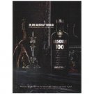 IN AN ABSOLUT WORLD Vodka Magazine Ad EXTRAVAGANCE HAS A DARK SIDE IN AN ABSOLUT WORLD Vodka Magazine Ad EXTRAVAGANCE HAS A DARK SIDE