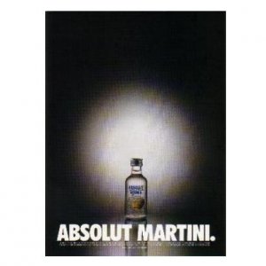 ABSOLUT MARTINI Vodka Magazine Ad
