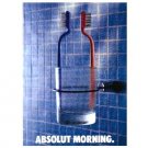 ABSOLUT MORNING Vodka Magazine Ad