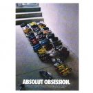 ABSOLUT OBSESSION Vodka Magazine Ad