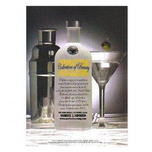 PERFECTION MAGAZINE Absolut Vodka Parody Ad