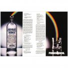 ABSOLUT PHENOMENON Vodka Magazine Ad LEAPING RAINBOW 2pp ABSOLUT PHENOMENON Vodka Magazine Ad LEAPING RAINBOW 2pp
