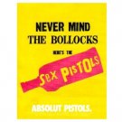 ABSOLUT PISTOLS Vodka Magazine Ad from the ABSOLUT ALBUM COVERS Campaign