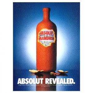 ABSOLUT REVEALED Vodka Magazine Ad