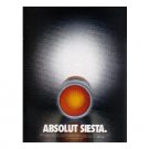 ABSOLUT SIESTA Vodka Magazine Ad