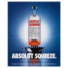 ABSOLUT SQUEEZE Vodka Magazine Ad MANDRIN w/ AbsolutDigitalArt.com Caption