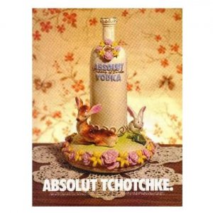 ABSOLUT TCHOTCHKE Vodka Magazine Ad