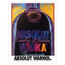 ABSOLUT WARHOL Vodka Magazine Ad
