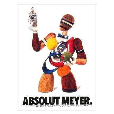 ABSOLUT MEYER Vodka Magazine Ad