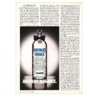 ABSOLUT ELEGANCE Vodka Magazine Ad (Partial Page)