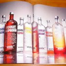 ABSOLUT VODKA Magazine Ad 9 Bottles 9 Flavors No Headline 2009 2 PAGES ABSOLUT VODKA Magazine Ad 9 Bottles 9 Flavors No Headline 2009 2 PAGES