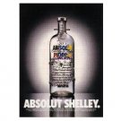 ABSOLUT SHELLEY Vodka Magazine Ad
