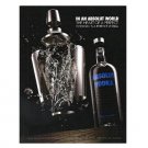 IAAW THE HEART OF A PERFECT COCKTAIL... Absolut Vodka Magazine Ad