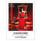 IN AN ABSOLUT WORLD Every Drink... a Vision by Kate Beckinsale Vodka Magazine Ad