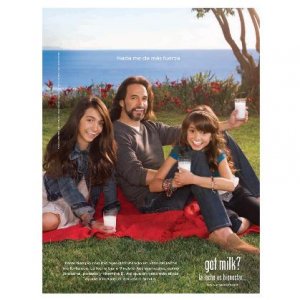 MARCO ANTONIO SOLIS got milk? Milk Mustache Magazine Ad &Acirc;&copy; 2011 SPANISH TEXT