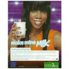 MAKE MINE MILK British Milk Mustache Magazine Ad KELLY ROWLAND