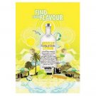 FIND YOUR FLAVOUR Absolut Citron Vodka Magazine Ad BRITISH SPELLING