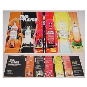 FIND YOUR FLAVOR 6-Page Fold-Out Spectacular Magazine Ad