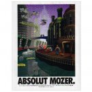 ABSOLUT MOZER Vodka Magazine Ad