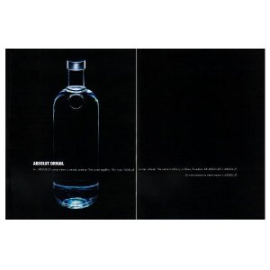 ABSOLUT ORIGIN Vodka Magazine Ad - 2 PAGES