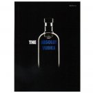 THE ABSOLUT VODKA Magazine Ad BLACK BACKGROUND