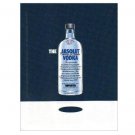 THE ABSOLUT VODKA Magazine Ad FLOATING BOTTLE THE ABSOLUT VODKA Magazine Ad FLOATING BOTTLE