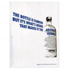 THE BOTTLE IS FAMOUS BUT IT'S WHAT'S INSIDE... Absolut Vodka Magazine Ad THE BOTTLE IS FAMOUS BUT IT'S WHAT'S INSIDE... Absolut Vodka Magazine Ad