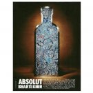 ABSOLUT BHARTI KHER Vodka Magazine Ad From India RARE! ABSOLUT BHARTI KHER Vodka Magazine Ad From India RARE!