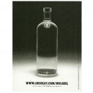 WWW.ABSOLUT.COM/NOLABEL Absolut No Label Vodka Magazine Ad