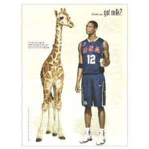 CHRIS BOSH got milk? Milk Mustache Magazine Ad &Acirc;&copy; 2011