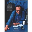 LARRY KING Milk Mustache Magazine Ad © 1997
