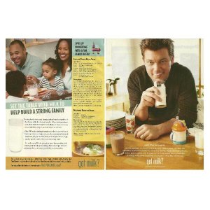 TYLER FLORENCE got milk? Milk Mustache Magazine Ad &Acirc;&copy; 2010 - 2 PAGES