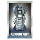 ABSOLUT GIFT - 8 Page Fold-Out Brochure w/ 4 Cocktail Recipes 1996