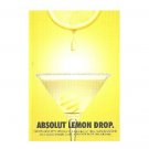 ABSOLUT LEMON DROP - 4-Page Brochure w/ 5 Cocktail Recipes