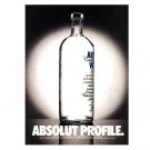 ABSOLUT PROFILE Vodka Magazine Ad