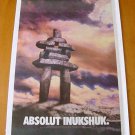 ABSOLUT INUKSHUK Canadian Vodka Ad LARGE NEWSPAPER PAGE 2000 HARD TO FIND! ABSOLUT INUKSHUK Canadian Vodka Ad LARGE NEWSPAPER PAGE 2000 HARD TO FIND!