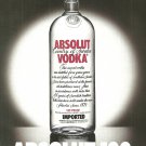 ABSOLUT 100 Vodka Magazine Ad RARE!
