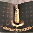 ABSOLUT ATTRACTION Bling Bling Spectacular 3-D Pop-Up Magazine Ad VERY RARE!