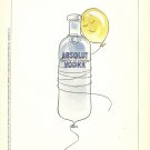 ABSOLUT BALLOONHEADS Vodka Magazine Ad "The Girls at the office..." HARD TO GET