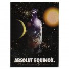 ABSOLUT EQUINOX Canadian Vodka Magazine Ad GETTING MORE RARE EVERY DAY!