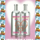 ABSOLUT EVA & ADELE Italian Vodka Magazine Ad RARE!