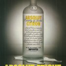 ABSOLUT FRIGHT Vodka Magazine Ad NOT EASY TO FIND!