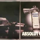 ABSOLUT GRAIL Vodka Magazine Ad - 2 Pages