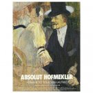 ABSOLUT HOFMEKLER Vodka Magazine Ad Homage to Toulouse-Lautrec by Ori Hofmekler