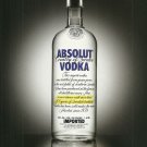 ABSOLUT LEGACY Vodka Magazine Ad NOT COMMON!