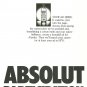 ABSOLUT PARTICIPATION Spectacular 4-Page Pull-Out Vodka Magazine Ad VERY RARE!