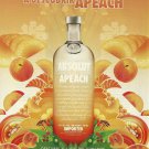 ATRÉVETE A DESCUBRIR APEACH Vodka Magazine Ad SPANISH TEXT