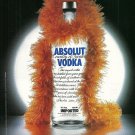 ABSOLUT BIRTHDAY Italian Vodka Magazine Ad HARD TO FIND!